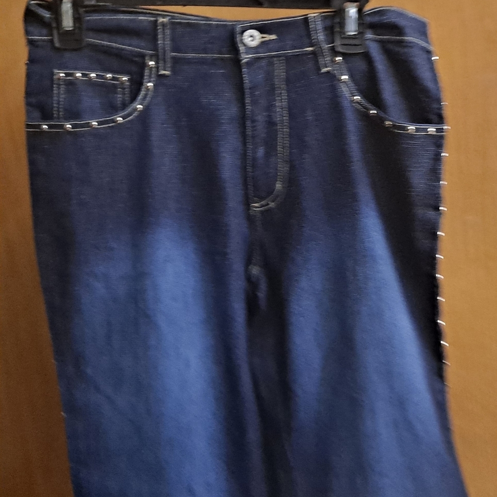 Laser Blue Jeans size 11 stretch